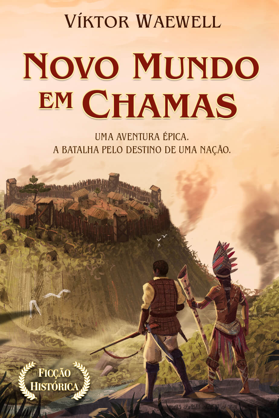 Livro Novo Mundo em Chamas | Ficção Histórica | Literatura Brasileira Contemporânea