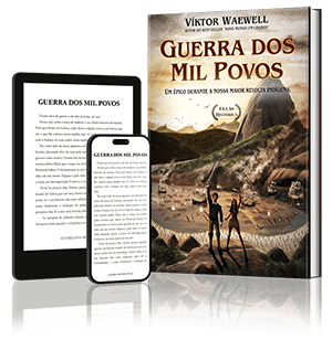 Capa do livro Guerra dos Mil Povos | Ficção Histórica | Literatura Brasileira Contemporânea
